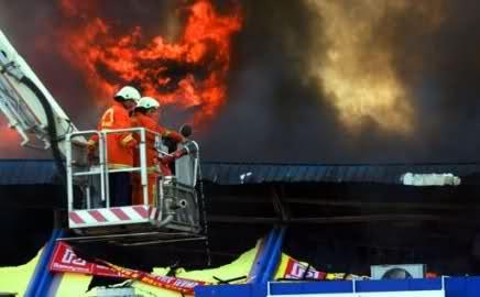 Foto munculnya wajah menyeramkan