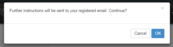 Notifikasi dari Fileboom bahwa telah dikirim ke email langkah untuk memverifikasi email 