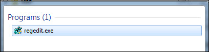 Regedit Windows 7