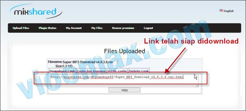 Link File Mixshared that is ready to be downloaded