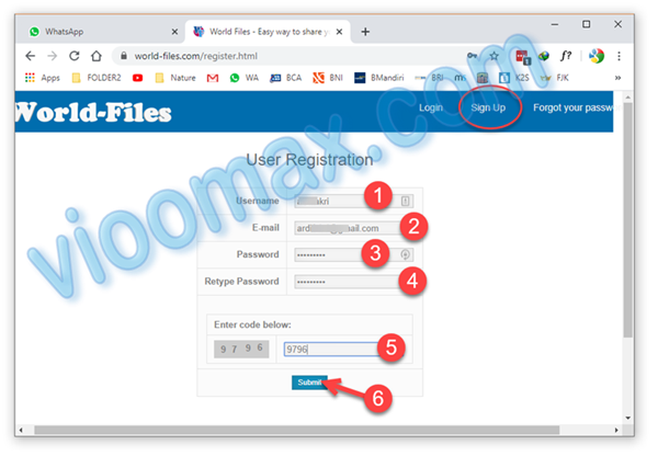 World-Files Registration Field